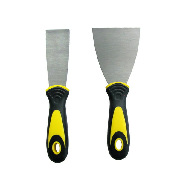 4 Pack Flexible Scrapers/ Filling Blades/  Ideal For Walls Car Bodywork 